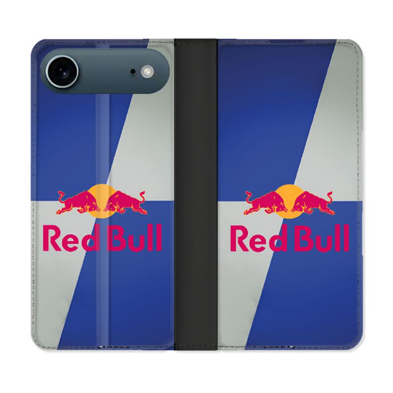 Housse cuir portefeuille Pour Iphone 17 Air Red Bull Classique