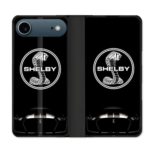 Housse cuir portefeuille Pour Iphone 17 Air Shelby