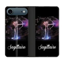 Housse cuir portefeuille Pour Iphone 17 Air Signe Zodiaque 2 Sagittaire