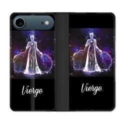 Housse cuir portefeuille Pour Iphone 17 Air Signe Zodiaque 2 Vierge