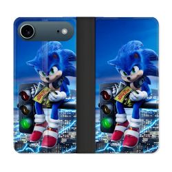 Housse cuir portefeuille Pour Iphone 17 Air Sonic