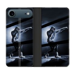 Housse cuir portefeuille Pour Iphone 17 Air Sport Boxe Poing