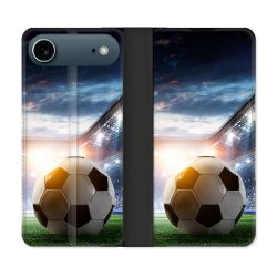 Housse cuir portefeuille Pour Iphone 17 Air Sport Football Stade