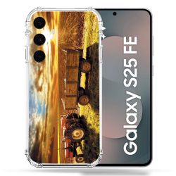 Coque Renforcée Pour Samsung Galaxy S25 FE Agriculture Tracteur Color