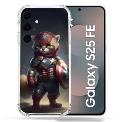 Coque Renforcée Pour Samsung Galaxy S25 FE Animal Chat America
