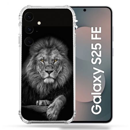 Coque Renforcée Pour Samsung Galaxy S25 FE Animal Lion Majestueux