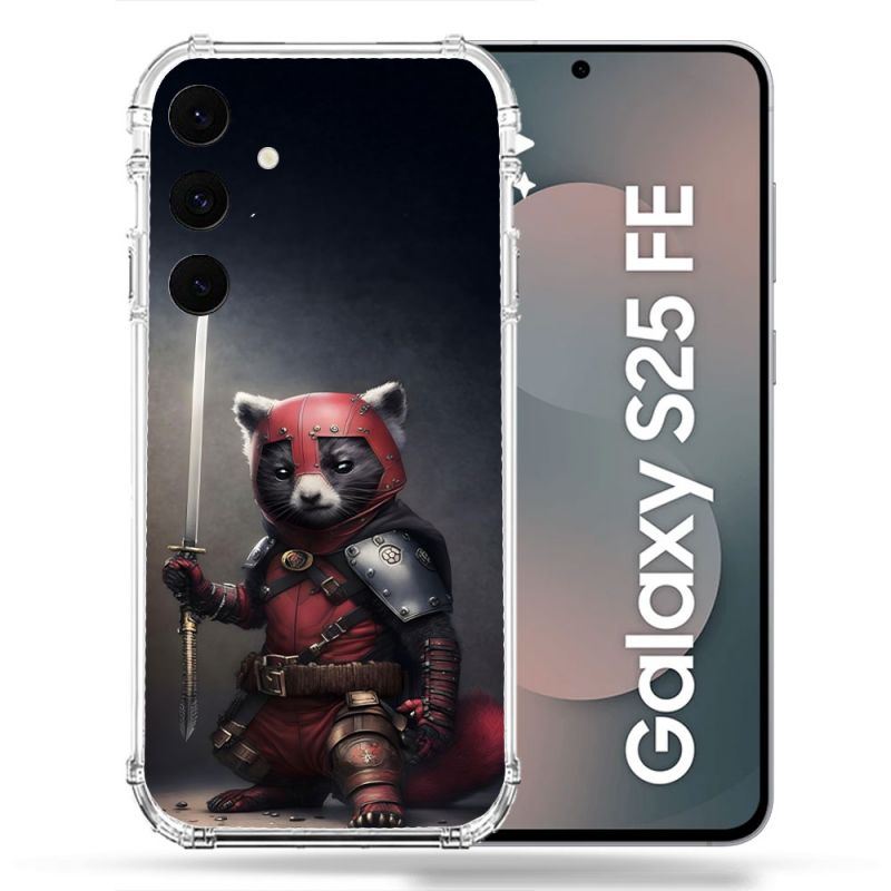 Coque Renforcée Pour Samsung Galaxy S25 FE Animal Raton Samouraï