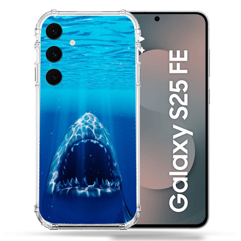 Coque Renforcée Pour Samsung Galaxy S25 FE Animal Requin Dent