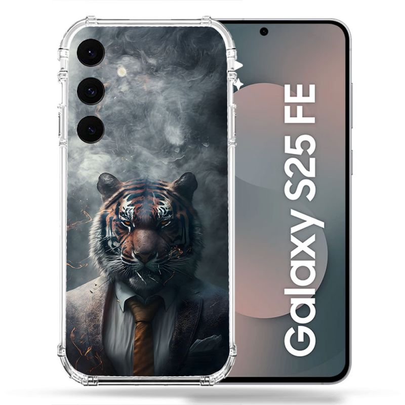 Coque Renforcée Pour Samsung Galaxy S25 FE Animal Tigre Business