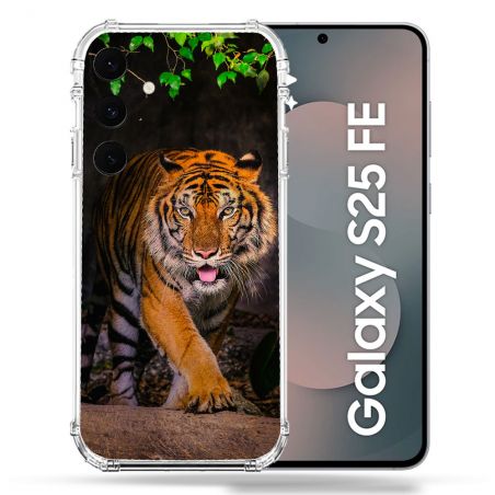 Coque Renforcée Pour Samsung Galaxy S25 FE Animal Tigre Jungle