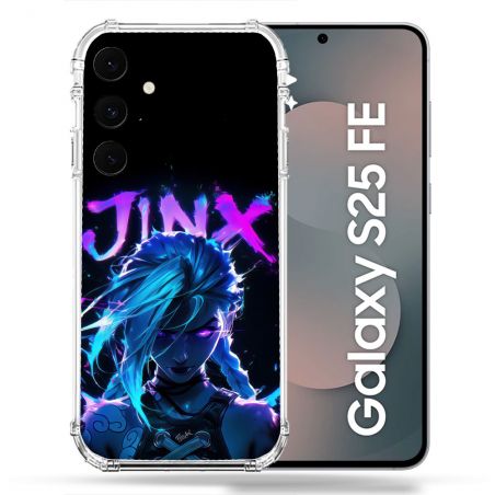 Coque Renforcée Pour Samsung Galaxy S25 FE Arcane Jinx Night