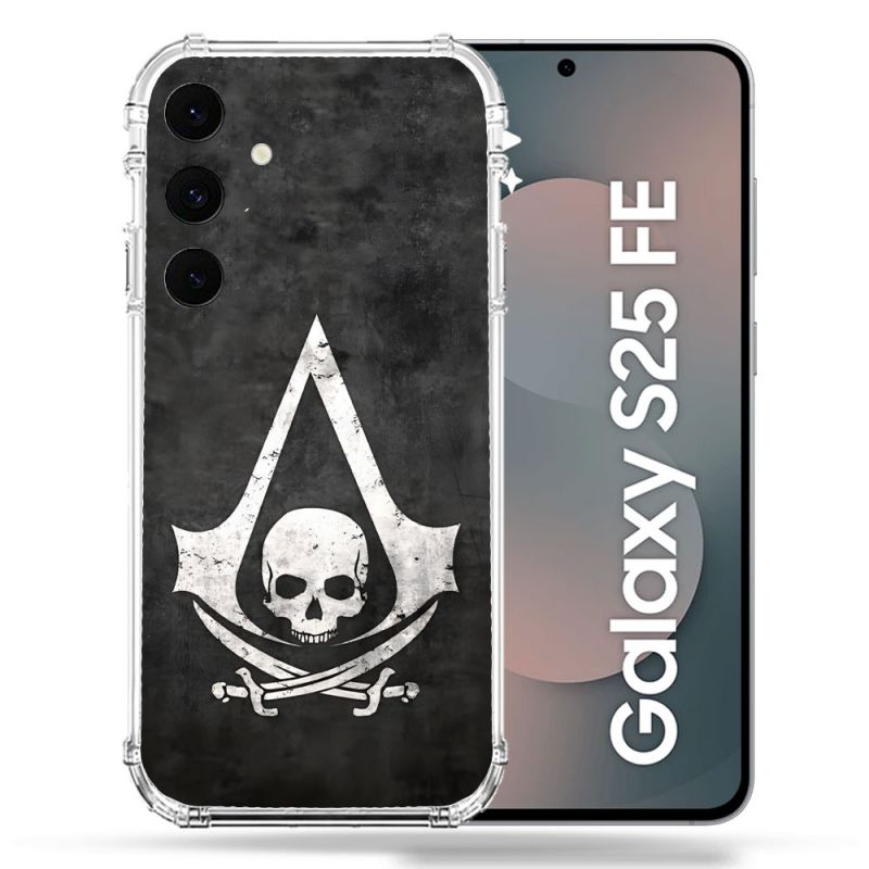 Coque Renforcée Pour Samsung Galaxy S25 FE Assassin Creed Tete Mort