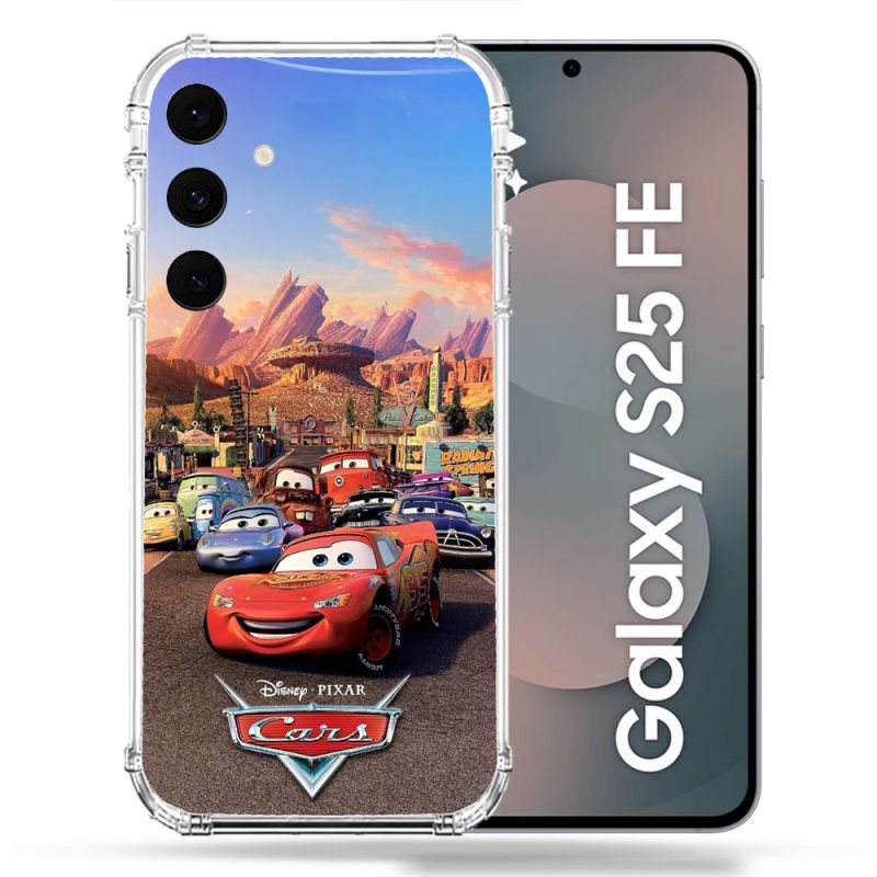 Coque Renforcée Pour Samsung Galaxy S25 FE Cars Affiche