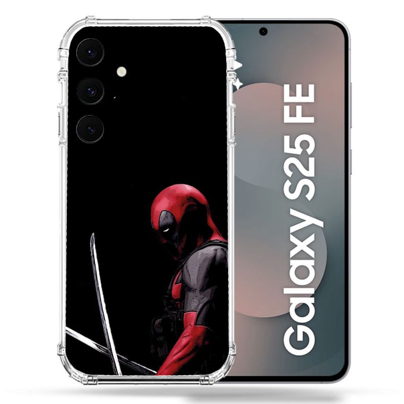 Coque Renforcée Pour Samsung Galaxy S25 FE Deadpool Epee