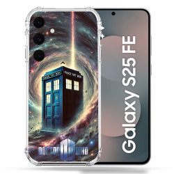 Coque Renforcée Pour Samsung Galaxy S25 FE Dr Who Tardis Univers