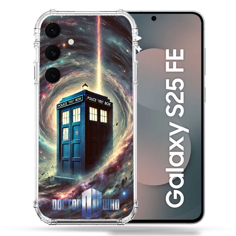 Coque Renforcée Pour Samsung Galaxy S25 FE Dr Who Tardis Univers
