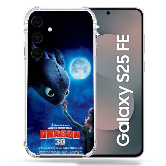 Coque Renforcée Pour Samsung Galaxy S25 FE Dragons Affiche