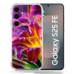Coque Renforcée Pour Samsung Galaxy S25 FE Fleur Lys Color