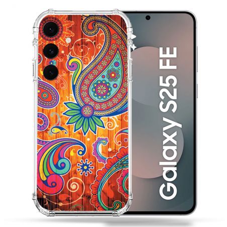 Coque Renforcée Pour Samsung Galaxy S25 FE Fleur Psychedelic