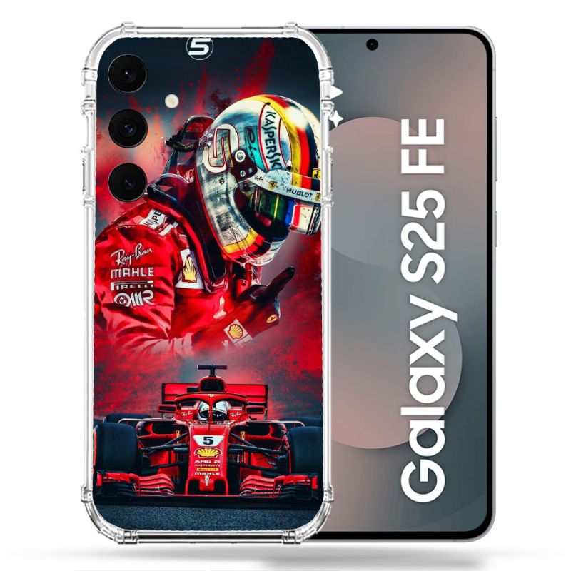Coque Renforcée Pour Samsung Galaxy S25 FE Formule 1 F1 Ferrari
