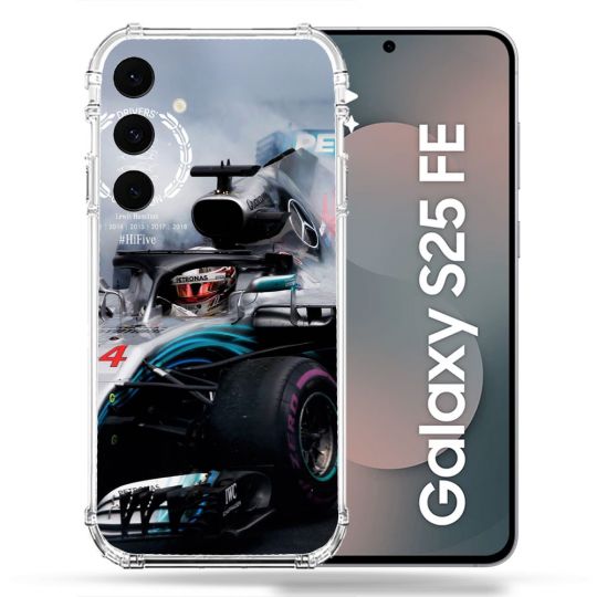 Coque Renforcée Pour Samsung Galaxy S25 FE Formule 1 F1 Mercedes Petronas