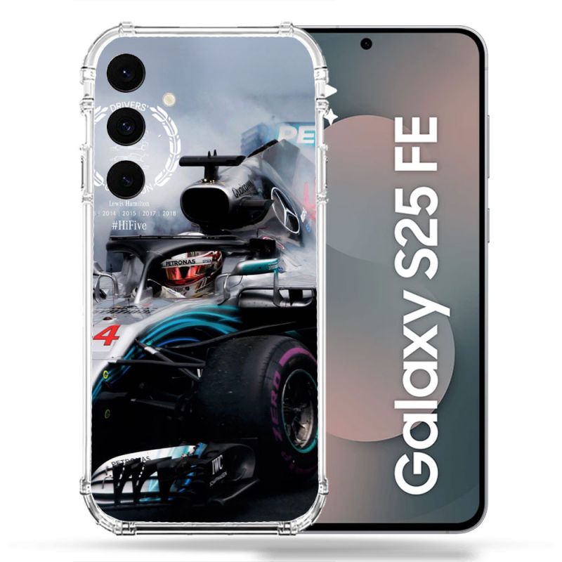 Coque Renforcée Pour Samsung Galaxy S25 FE Formule 1 F1 Mercedes Petronas