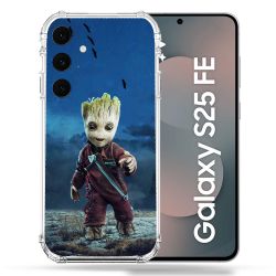 Coque Renforcée Pour Samsung Galaxy S25 FE Groot Bleu