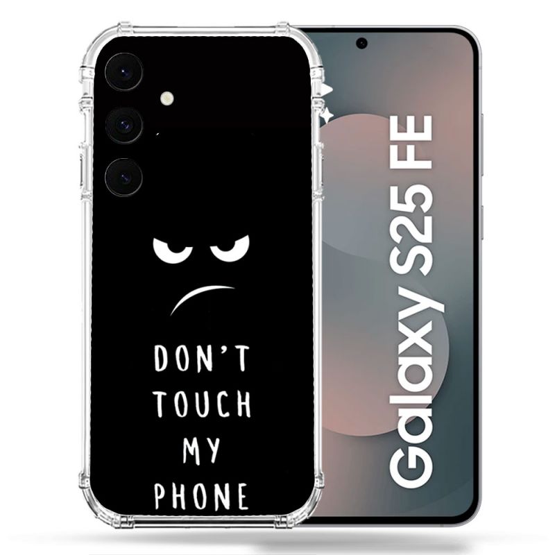 Coque Renforcée Pour Samsung Galaxy S25 FE Humour Don't Touch
