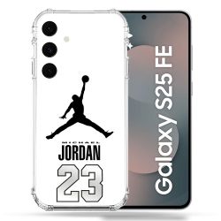 Coque Renforcée Pour Samsung Galaxy S25 FE Jordan 23 Blanc