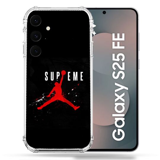 Coque Renforcée Pour Samsung Galaxy S25 FE Jordan Supreme Noir