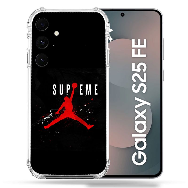 Coque Renforcée Pour Samsung Galaxy S25 FE Jordan Supreme Noir