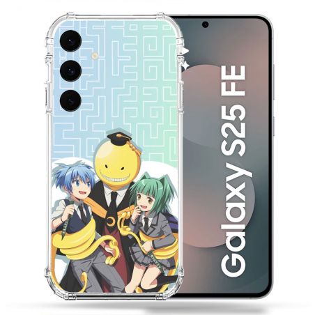 Coque Renforcée Pour Samsung Galaxy S25 FE Manga Assassination Classroom Kuro Trio