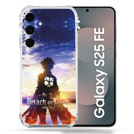 Coque Renforcée Pour Samsung Galaxy S25 FE Manga Attaque Titans Soleil