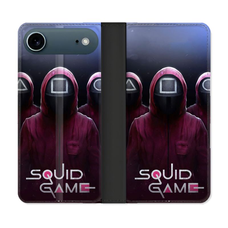 Housse cuir portefeuille Pour Iphone 17 Air Squid Game