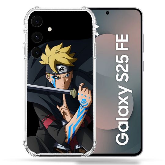 Coque Renforcée Pour Samsung Galaxy S25 FE Manga Boruto Tatouage