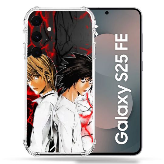 Coque Renforcée Pour Samsung Galaxy S25 FE Manga Death Note Duo