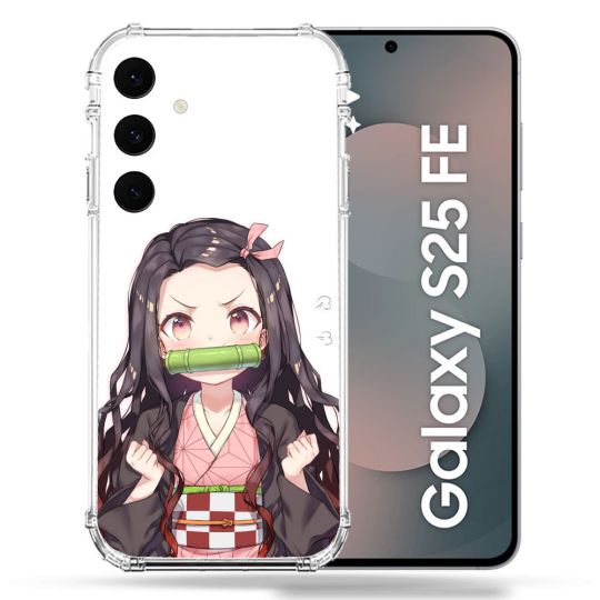 Coque Renforcée Pour Samsung Galaxy S25 FE Manga Demon Slayer Nezuko
