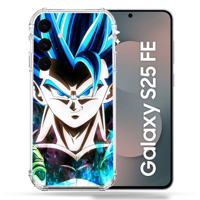 Coque Renforcée Pour Samsung Galaxy S25 FE Manga Dragon Ball Gogeta Visage