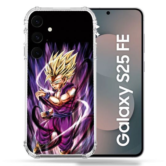Coque Renforcée Pour Samsung Galaxy S25 FE Manga Dragon Ball Sangohan Violet