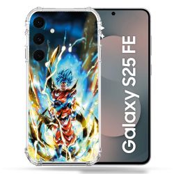 Coque Renforcée Pour Samsung Galaxy S25 FE Manga Dragon Ball Sangoku Blanc