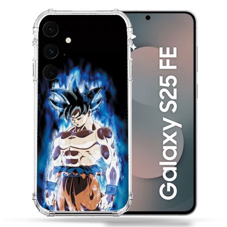 Coque Renforcée Pour Samsung Galaxy S25 FE Manga Dragon Ball Sangoku Noir