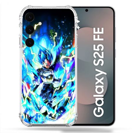Coque Renforcée Pour Samsung Galaxy S25 FE Manga Dragon Ball Vegeta Bleu