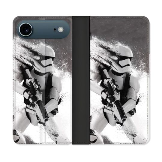 Housse cuir portefeuille Pour Iphone 17 Air Star Wars - Trooper