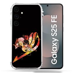 Coque Renforcée Pour Samsung Galaxy S25 FE Manga Fairy Tail Logo Noir