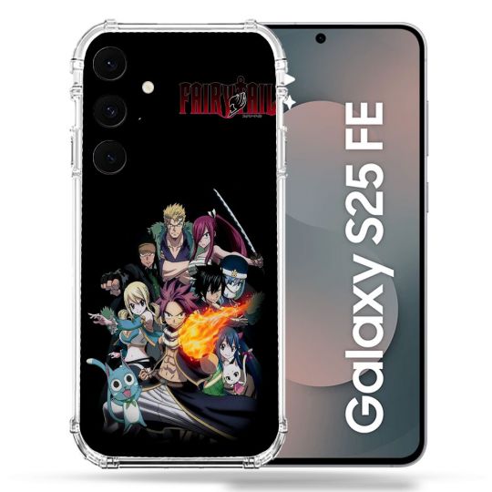 Coque Renforcée Pour Samsung Galaxy S25 FE Manga Fairy Tail Logo Team