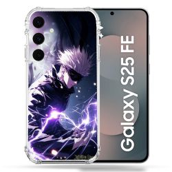 Coque Renforcée Pour Samsung Galaxy S25 FE Manga Jujutsu Kaisen Gojo Saturo
