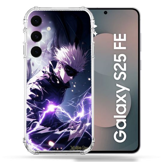 Coque Renforcée Pour Samsung Galaxy S25 FE Manga Jujutsu Kaisen Gojo Saturo