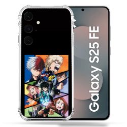 Coque Renforcée Pour Samsung Galaxy S25 FE Manga My Hero Academia Noir