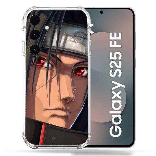 Coque Renforcée Pour Samsung Galaxy S25 FE Manga Naruto Itachi Visage