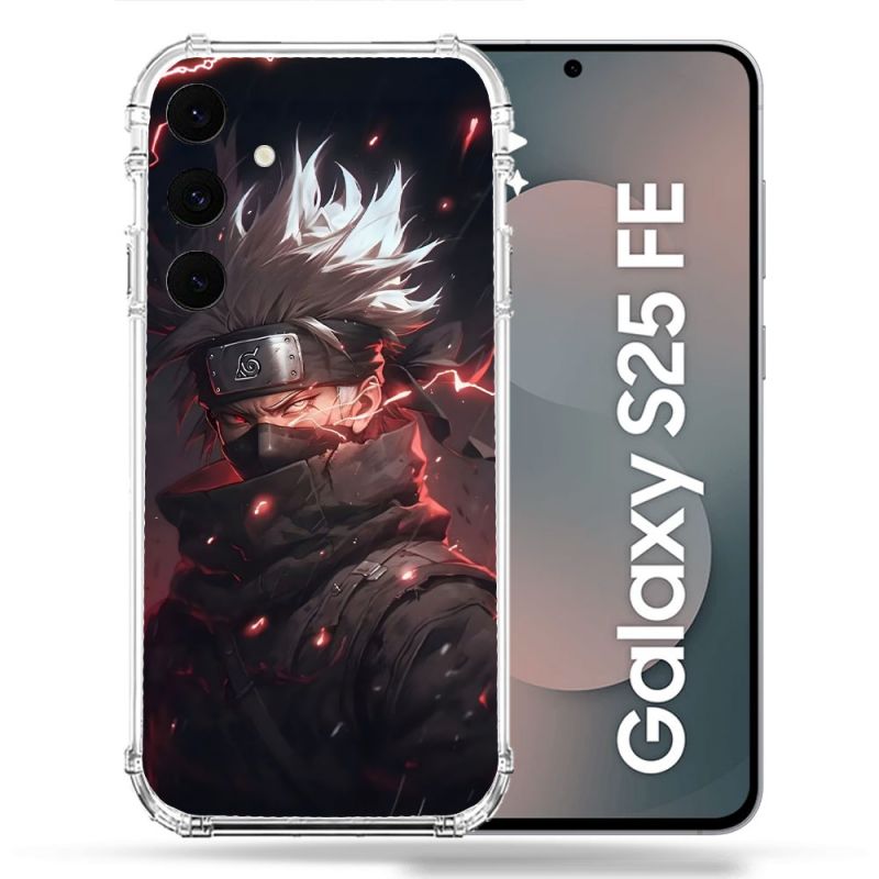 Coque Renforcée Pour Samsung Galaxy S25 FE Manga Naruto Kakashi Dark
